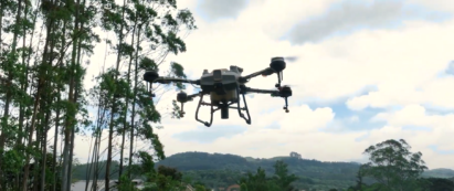 Drones de pulverização para uso agrícola